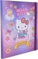 Teczka przestrzenna tekturowa z gumką A4 Hello Kitty pink wzór 2 - tantis.pl