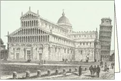 Karnet z kopertą. Pisa Piazza Miracoli