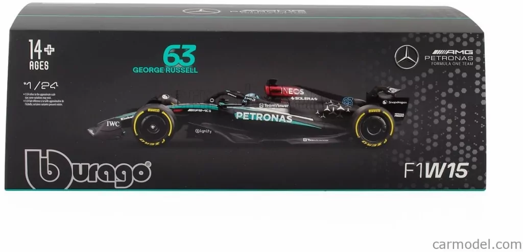 Formula With Helmet & Plastic Stand Mercedes-Amg - tantis.pl