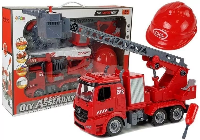 Zestaw DIY. Wóz strażacki 2w1 - tantis.pl