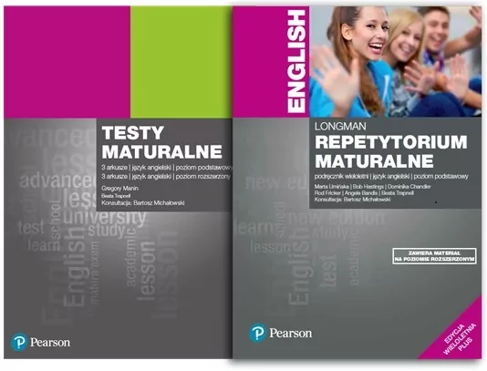 Repetytorium maturalne. Podręcznik wieloletni. Poziom podstawowy. / Testy maturalne. Poziom podstawowy i rozszerzony. Język angielski - tantis.pl