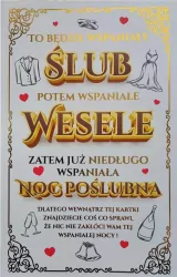 Karnet okolicznościowy. Ślub. YEKU