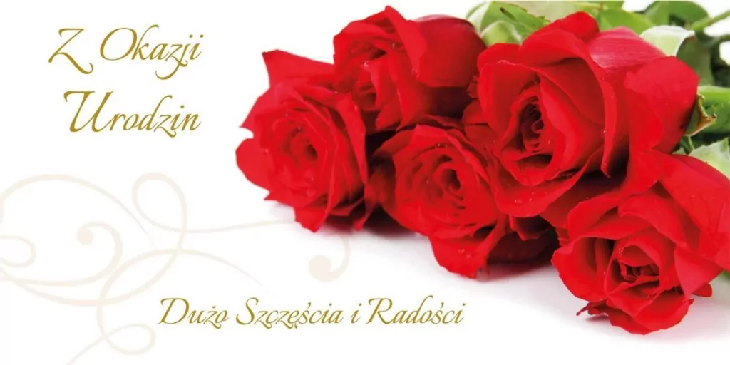 Karnet Flowers Urodziny wzór nr 6 - tantis.pl