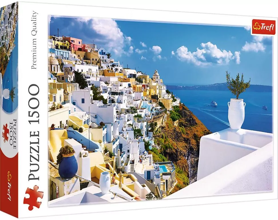 Puzzle 1500. Santorini, Grecja. 26119 - tantis.pl