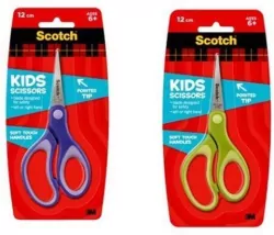 Nożyczki szkolne Scotch zaokrąglone 12cm, mix