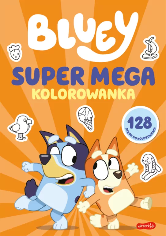 Bluey. Super mega kolorowanka - tantis.pl