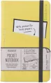 Notatnik A6. Bookaroo. Journal Pocket. Limonkowy - tantis.pl
