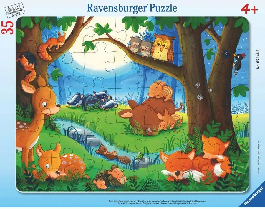 Ravensburger. Puzzle 35. Dobranoc - tantis.pl