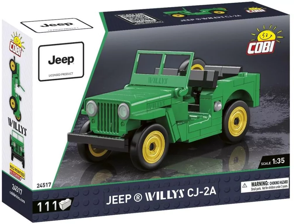 Jeep Willys CJ-2A zielony - tantis.pl