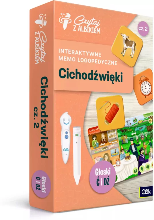 Czytaj z Albikiem. Memo Cichodźwięki cz. 2 - tantis.pl