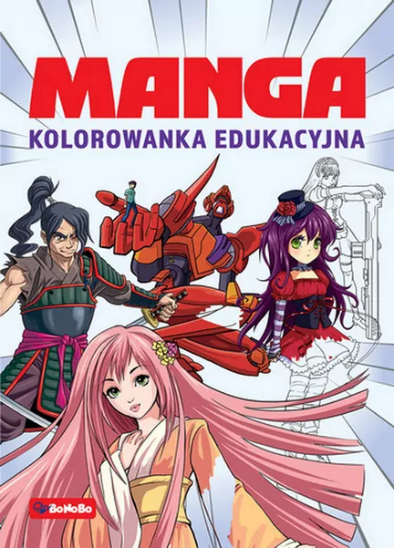 Manga. Kolorowanka edukacyjna - tantis.pl