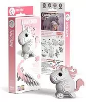 Jednorożec różowy Eugy. Układanka 3D - tantis.pl