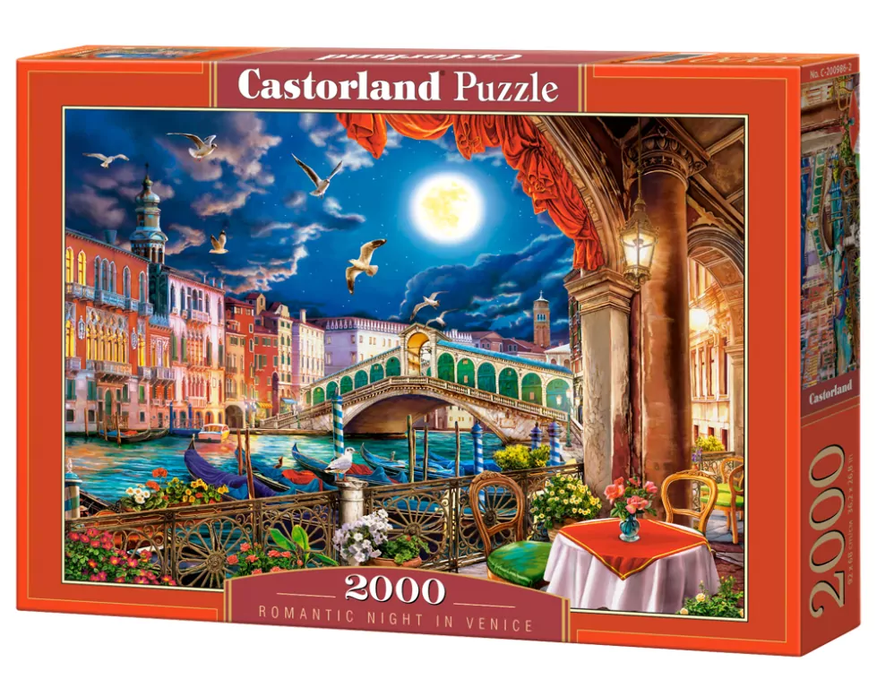 Puzzle 2000 Romantic Night in Venice CASTOR - tantis.pl