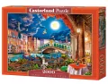 Puzzle 2000 Romantic Night in Venice CASTOR - tantis.pl