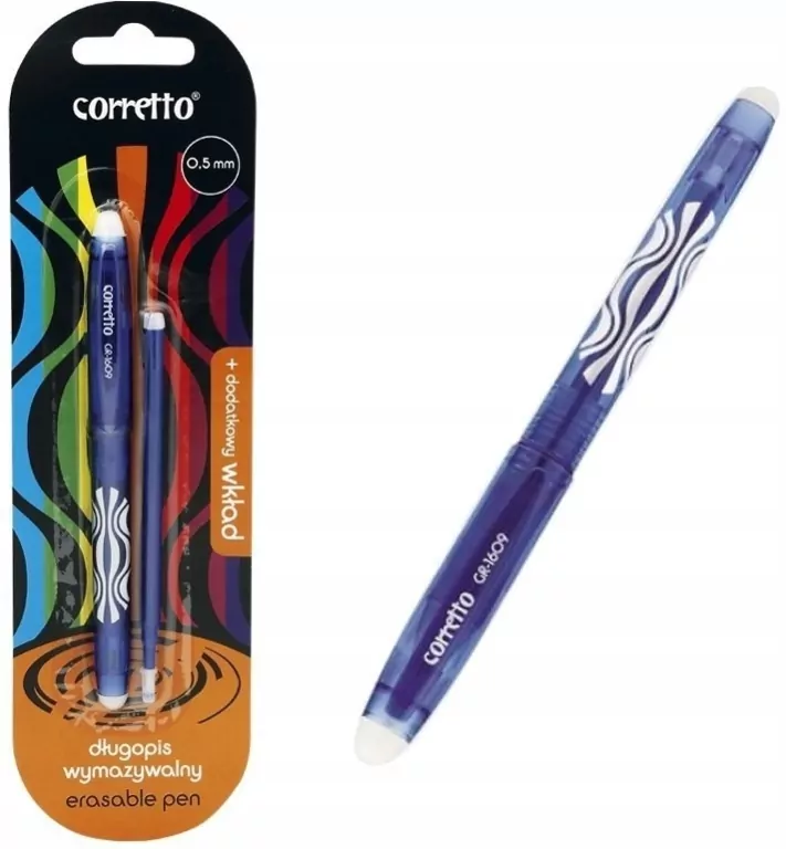 Długopis wymazywalny niebieski - tantis.pl