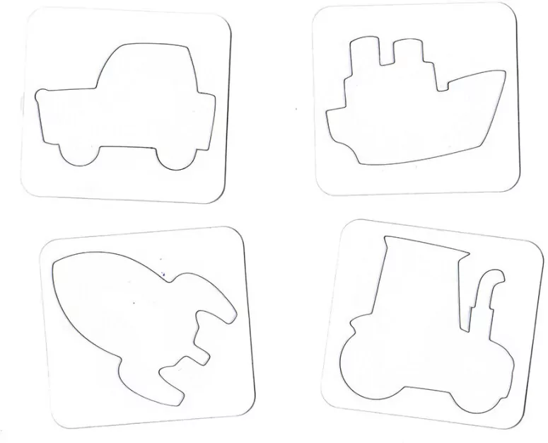 Szablony kieszonkowe. Pojazdy - tantis.pl