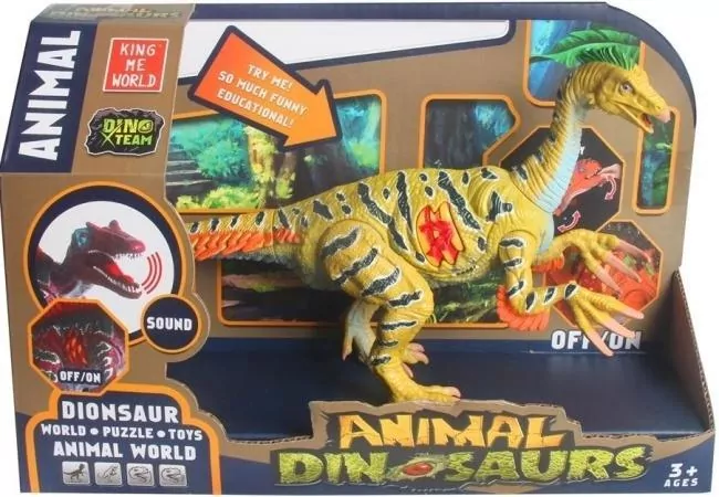 Dinozaur ze światłem i dżwiękiem MIX - tantis.pl