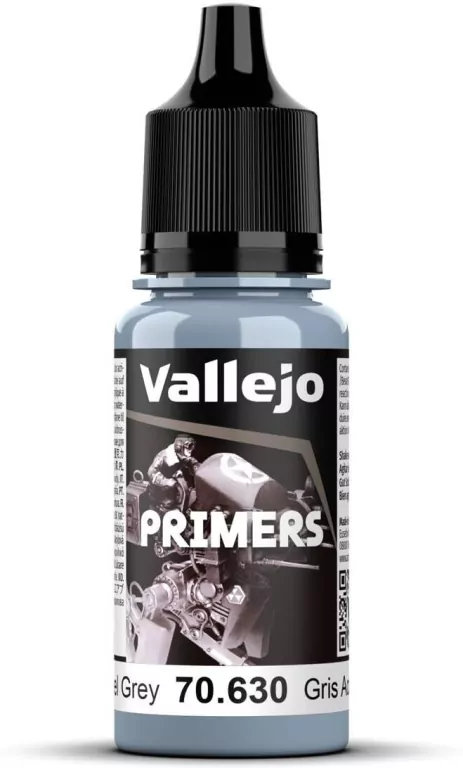 Vallejo: 70.630 - Primers - Steel Grey (18 ml) - tantis.pl