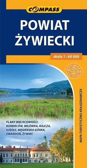Mapa tur-krajoznawcza - Powiat Żywiecki 1:60 000 - tantis.pl