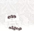 Karnet Swarovski kwadrat CL0115 Ślub samochód - tantis.pl