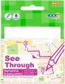 Notes samoprzylepny 76x76mm. Przezroczysty 50 kart. - tantis.pl