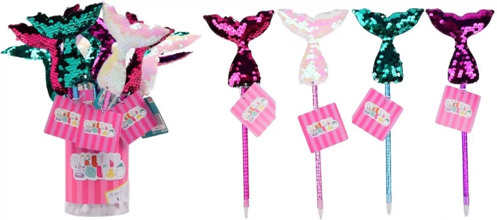 Długopis cekinowa syrenka mix CUBIE SQUAD - tantis.pl