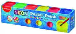 Farby plakatowe neonowe 22ml 6 kolorów