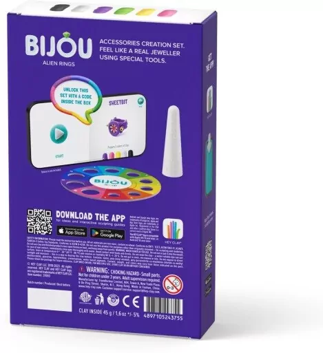 Bijou Alien rings. Hey Clay - tantis.pl