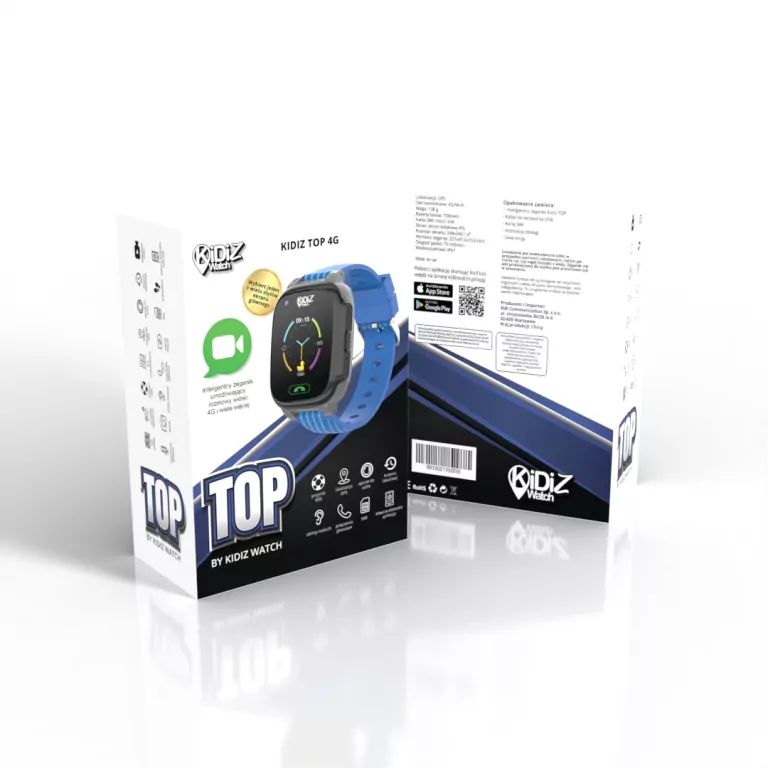 Smartwatch Top niebieski - tantis.pl