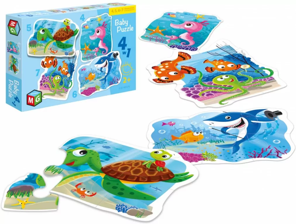 Baby Puzzle 4w1 Pod wodą - tantis.pl