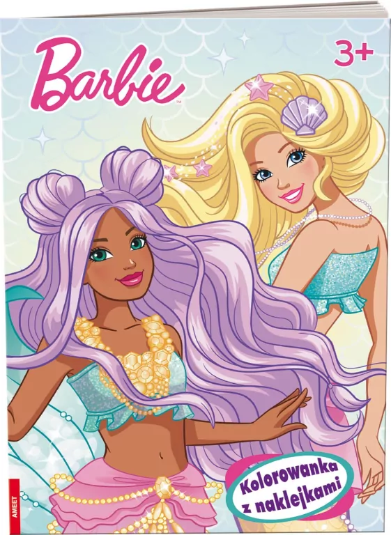 Barbie. Kolorowanka z Naklejkami - tantis.pl