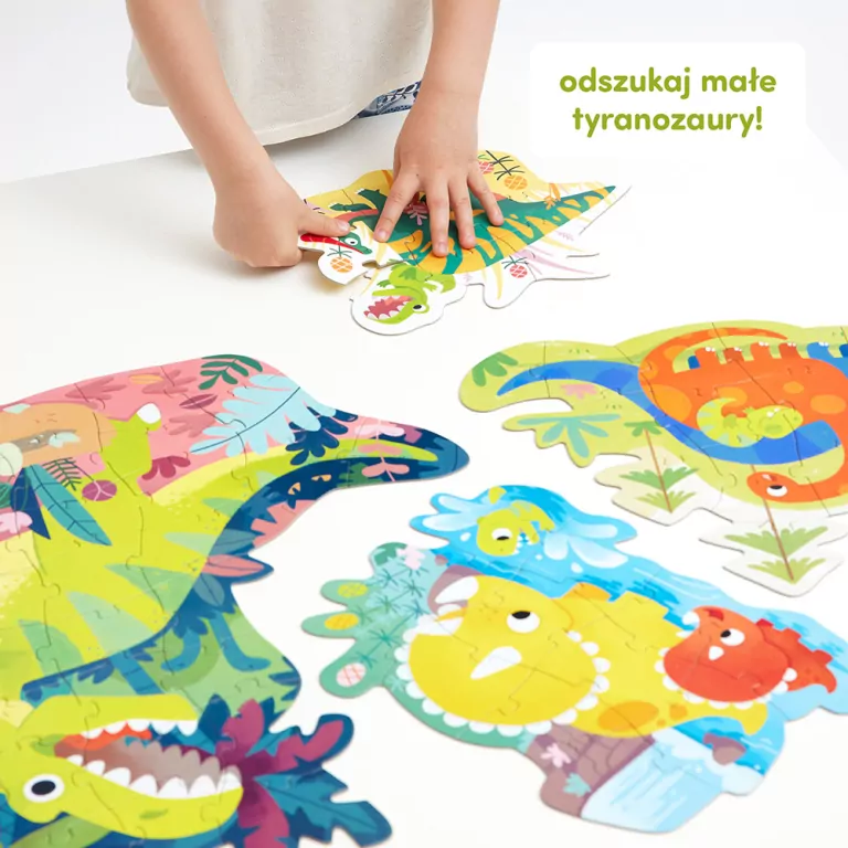 CzuCzu. Puzzle progresywne. 71 Dinozaury - tantis.pl