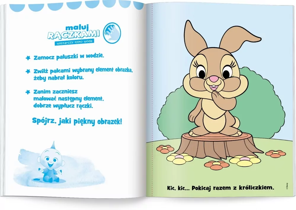Disney maluch. Maluj rączkami 2+ - tantis.pl