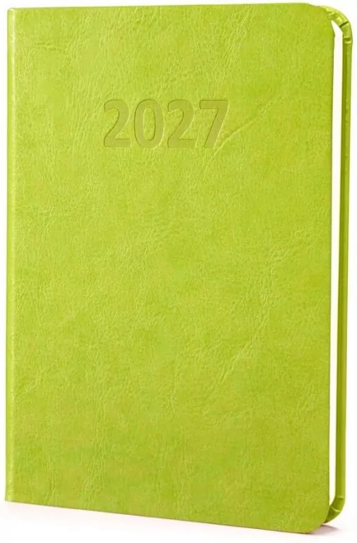 Kalendarz 2027 A6 Prestige Tygodniowy Zielony - tantis.pl