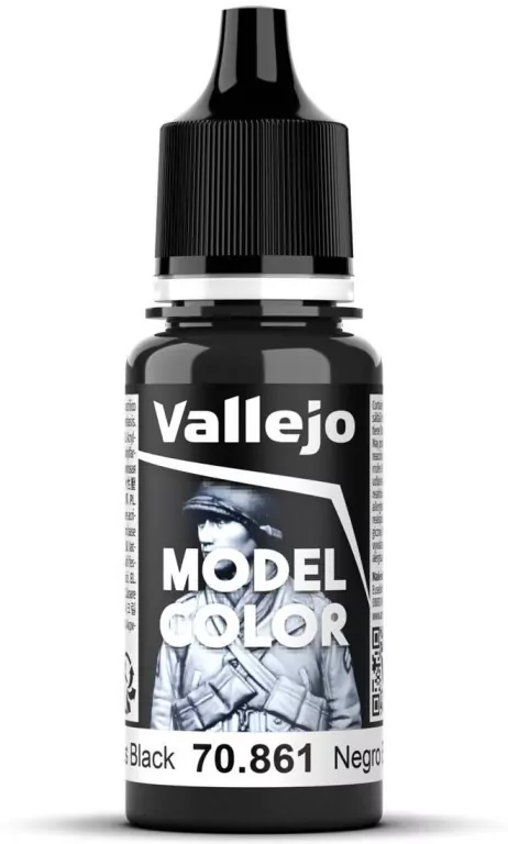 Vallejo: 70.861 - Model Color - Gloss Black (18 ml) - tantis.pl