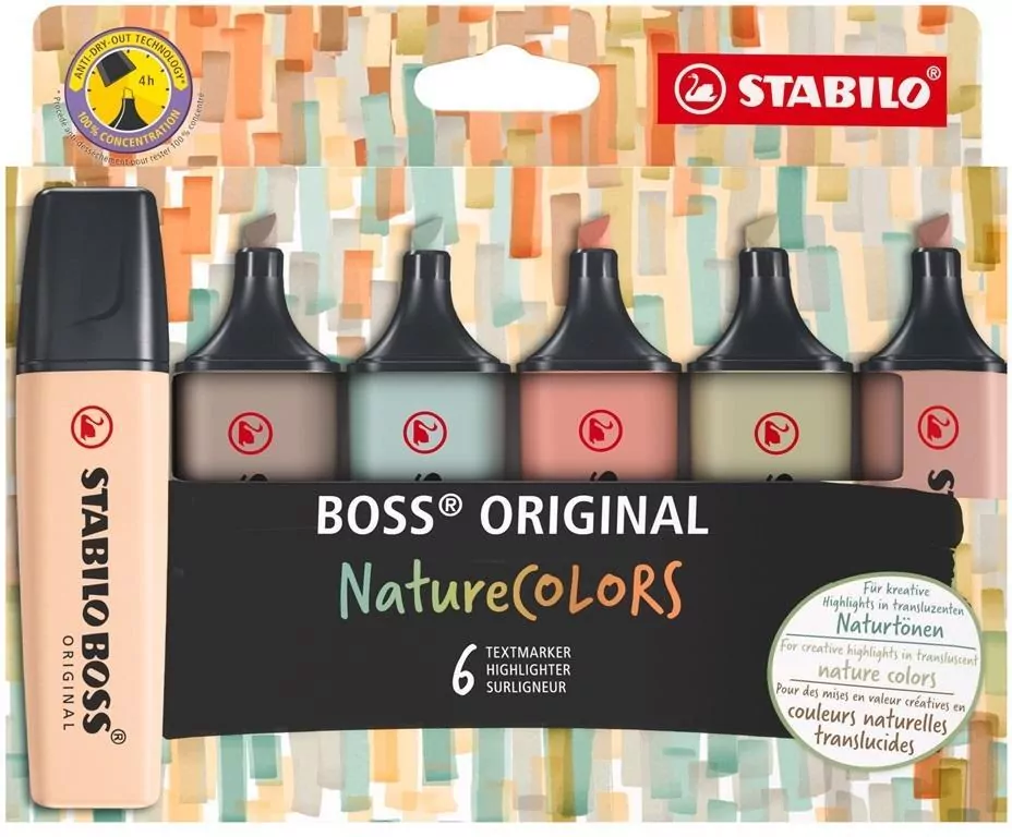 Stabilo. Zakreślacz Boss Original Naturecolors - tantis.pl