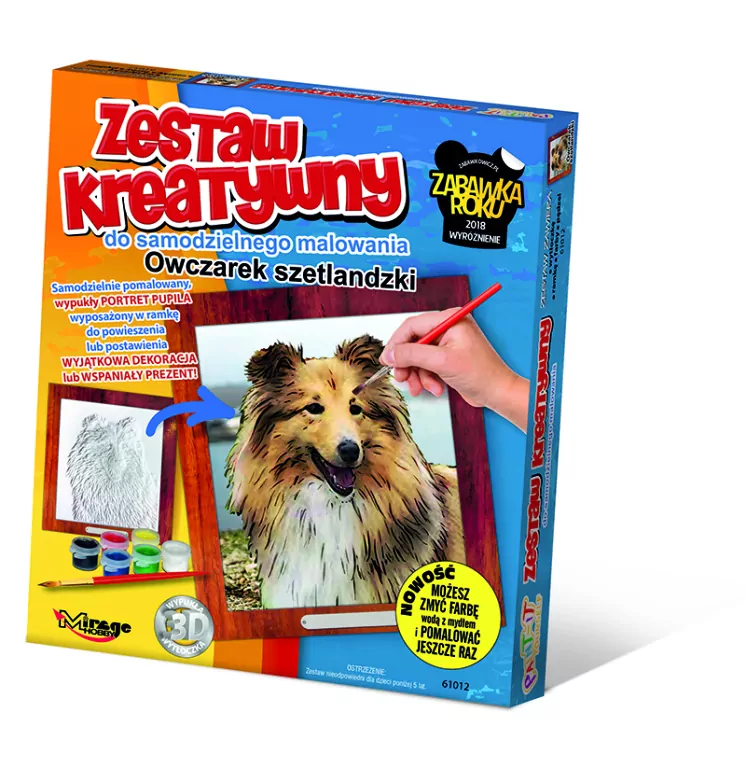 Zestaw kreatywny. Owczarek Szetlandzki - tantis.pl