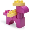 Kids Blocks. Klocki w pojemniku, różowe, 132 elementy - tantis.pl