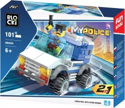 Klocki Blocki MyPolice 2w1 101 el.
