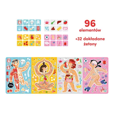 CzuCzu. Puzzle. Tak działa Moje ciało 96 el.