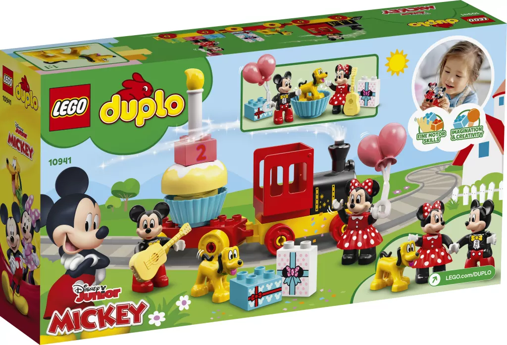LEGO Duplo Disney. Urodzinowy pociąg myszek Miki i Minnie. 10941 - tantis.pl