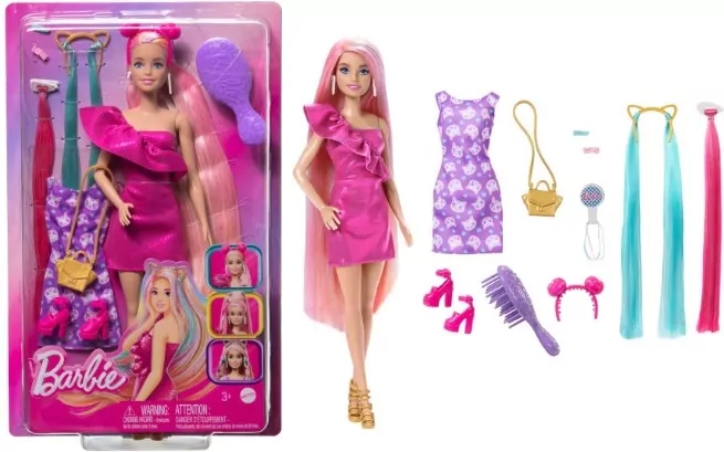 BRB ZABAWA WLOSAMI ROZOWA SUKIENKA JDC85 WB6 - tantis.pl