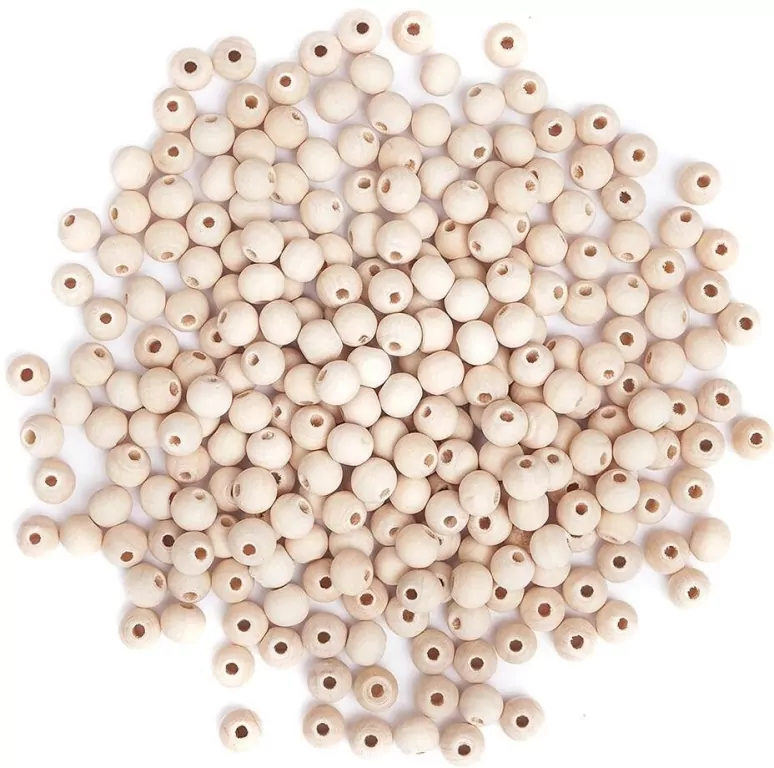 Koraliki drewniane kulki 8mm - tantis.pl