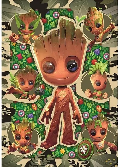 Puzzle 104 Super Color Groot - tantis.pl