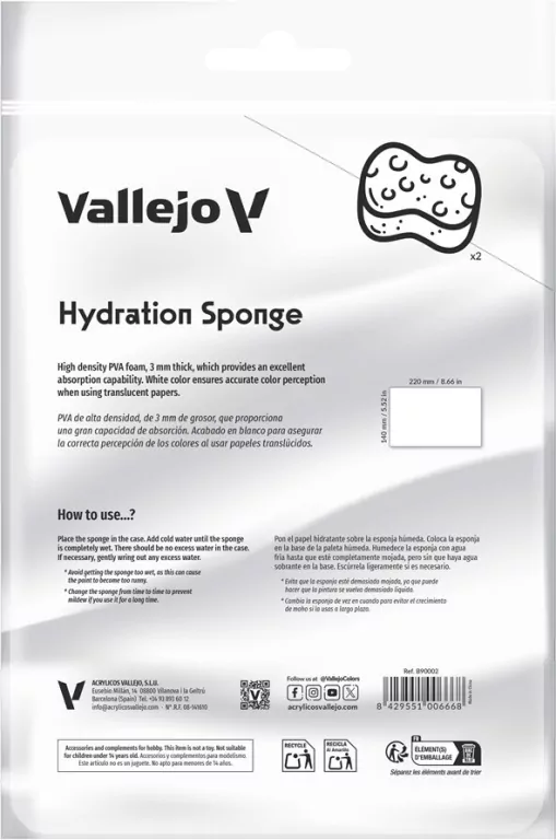 Vallejo: B90002 - Hydration Sponge (2 szt.) - tantis.pl