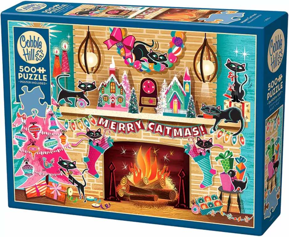 Puzzle 500 Wesołych Świąt 113762 - tantis.pl