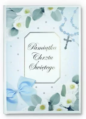 Książeczka: chrzest chłopiec