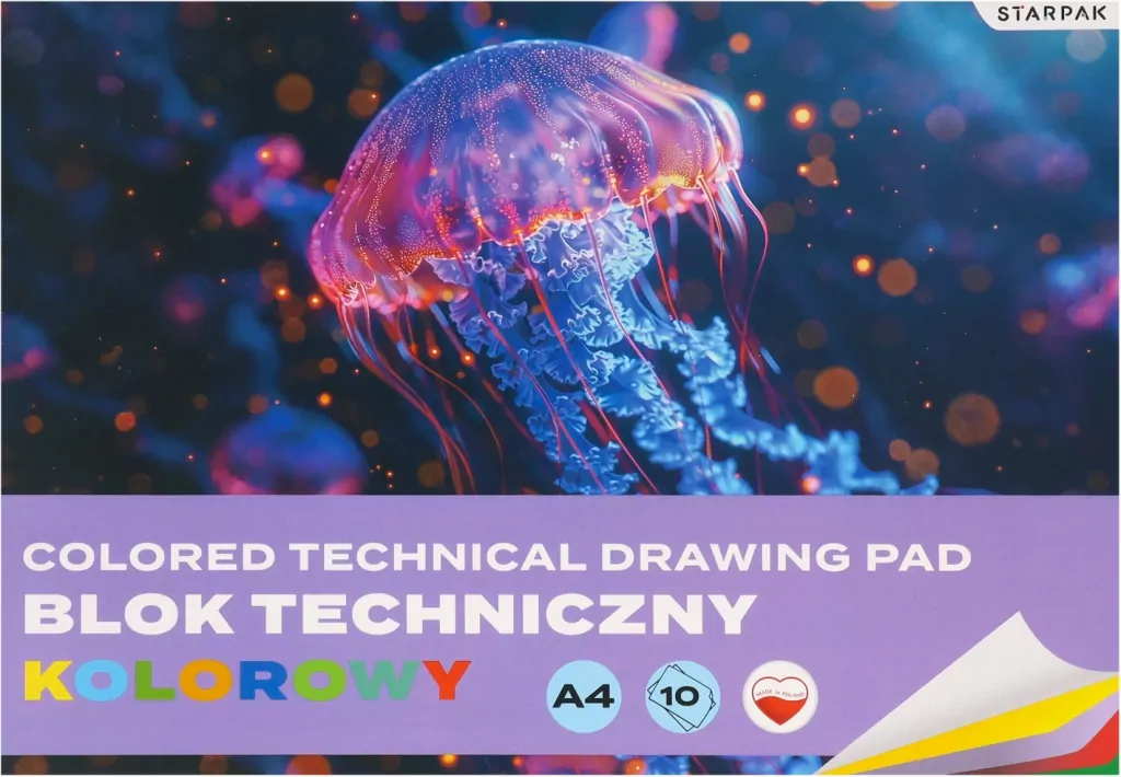 ZEST BLOK RYS/TEC A4 BIA/KOL ZWIERZ STK F 10 - tantis.pl