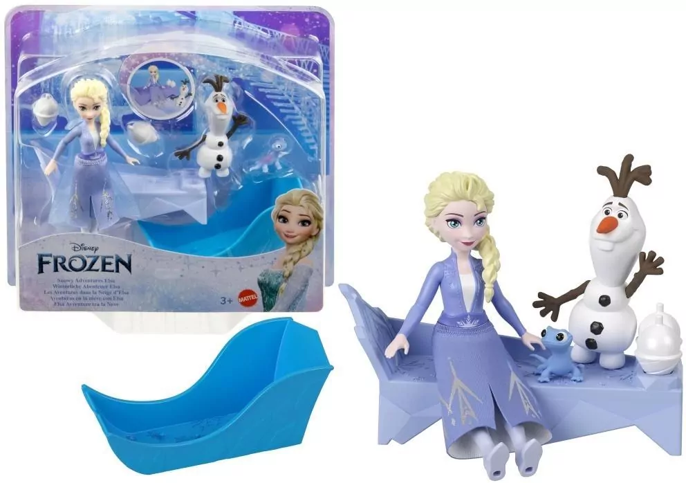 Figurki Disney Elsa i Olaf na sankach - tantis.pl