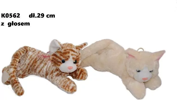 Kot z głosem leżący dwa kolory średni  082664 - tantis.pl